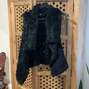 Rudsak Rabbit Fur Vest XS/S